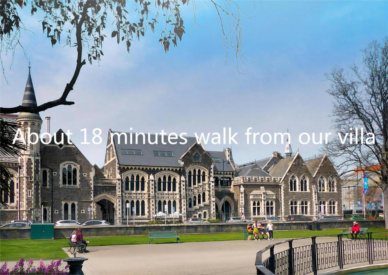 City Centre Superior Villa 3 Large Double Bedrooms Christchurch Exteriör bild