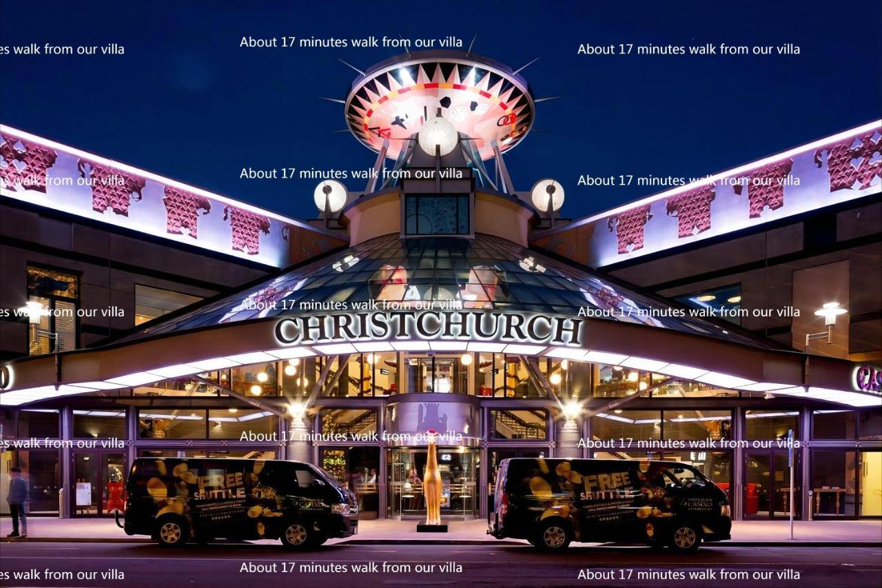 City Centre Superior Villa 3 Large Double Bedrooms Christchurch Exteriör bild