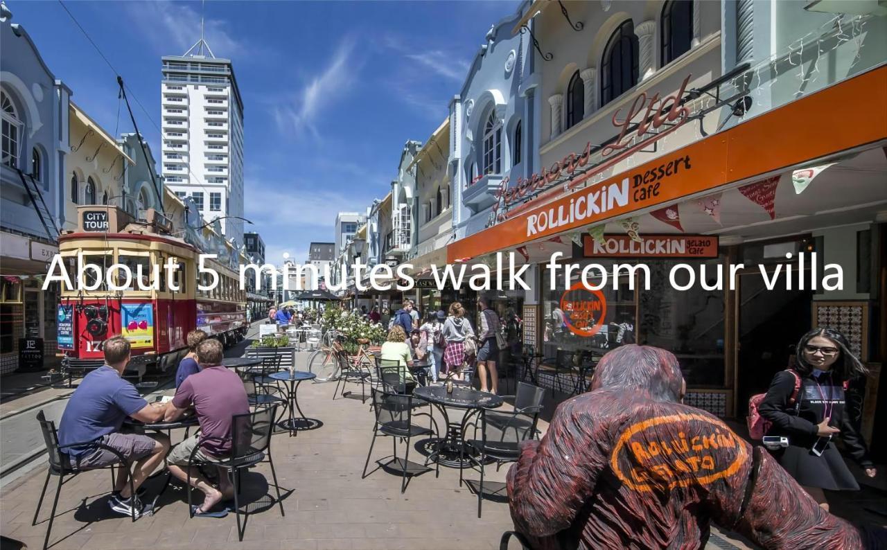 City Centre Superior Villa 3 Large Double Bedrooms Christchurch Exteriör bild