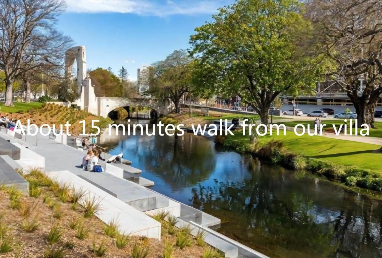 City Centre Superior Villa 3 Large Double Bedrooms Christchurch Exteriör bild