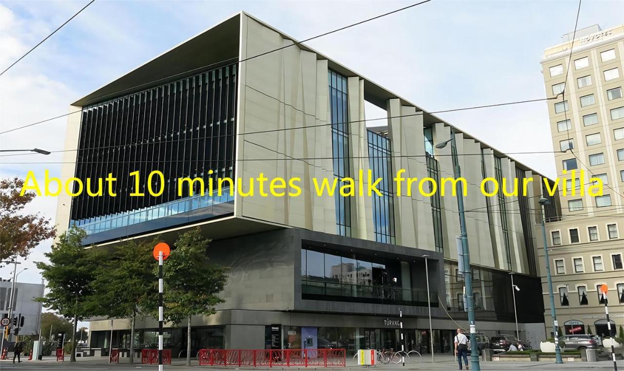 City Centre Superior Villa 3 Large Double Bedrooms Christchurch Exteriör bild